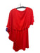 Trina Turk Size XS Orange Polyester Blend Wide Neck Draped Sleeve Dress Orange / XS