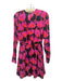 Jason Wu Size 2 Black, Pink & Orange Viscose Blend Elastic Waist Dress Black, Pink & Orange / 2