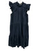 Sea New York Size 2 Navy Blue Cotton Ruffle Detail Cap Sleeve Tiered Dress Navy Blue / 2