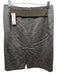 Etro Size 42 / S Taupe Wool Blend Grossgrain ribbon Belt Floral Pencil Skirt Taupe / 42 / S