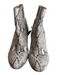 ABLE Shoe Size 8.5 Beige Manmade Upper Snake Print Round Toe Side Zip Boots Beige / 8.5