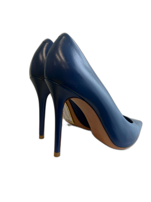 Celine Shoe Size 38.5 Cobalt Blue Leather Pointed Toe Stiletto Pump Shoes Cobalt Blue / 38.5