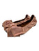 Lanvin Shoe Size 38 Rose Gold Pink Satin Grosgrain Bow Round Toe Ballet Flats Rose Gold Pink / 38