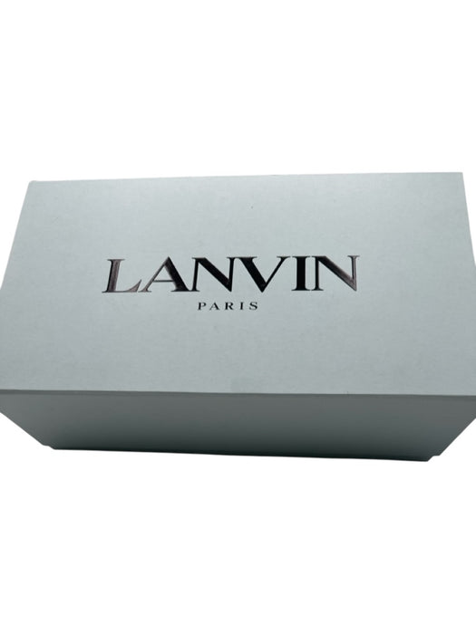 Lanvin Shoe Size 38 Rose Gold Pink Satin Grosgrain Bow Round Toe Ballet Flats Rose Gold Pink / 38