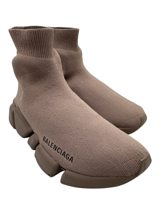 Balenciaga Shoe Size 5 Grey Synthetic Knit Sock Boot Ankle High Box Inc. Booties Grey / 5