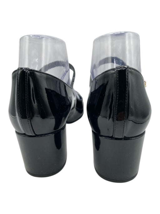 Margaux Shoe Size 38.5 Black & Gold Patent Leather round toe Mary Jane Pumps Black & Gold / 38.5