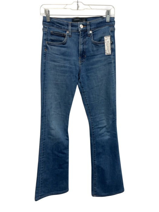Veronica Beard Size 27 Medium Wash Cotton Blend High Rise Flare Leg Jeans Medium Wash / 27