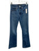 Veronica Beard Size 27 Medium Wash Cotton Blend High Rise Flare Leg Jeans Medium Wash / 27