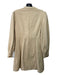 Hyacinth House Size S Camel Beige Cotton Zip Front Long Puff Sleeve Mini Dress Camel Beige / S