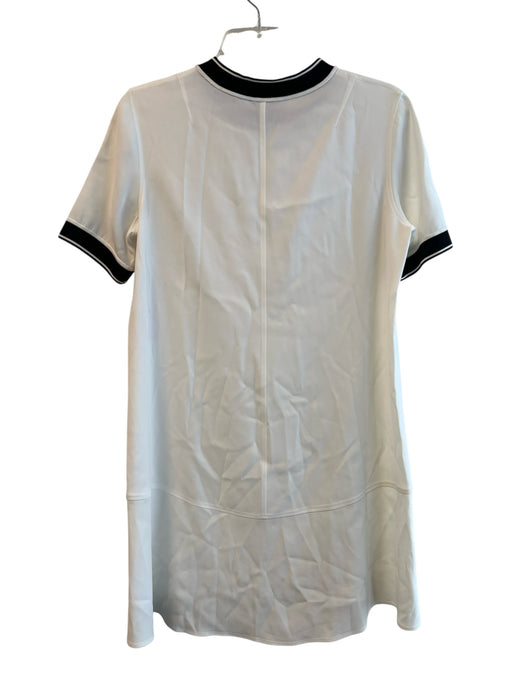 Rag & Bone Size XS White & Black Viscose Short Sleeve solid color Dress White & Black / XS