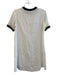 Rag & Bone Size XS White & Black Viscose Short Sleeve solid color Dress White & Black / XS