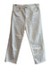 Hudson Size 28 White Cotton Blend Denim High Rise 5 Pocket Wide Leg Jeans White / 28