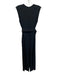 Theory Size P Black Triacetate Sleeveless Patch Pockets Jumpsuit Black / P