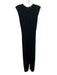 Theory Size P Black Triacetate Sleeveless Patch Pockets Jumpsuit Black / P