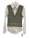 Veronica Beard Size XS White, Blue & Yellow wool & cotton blend Fabric Block Top White, Blue & Yellow / XS