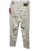 Etro Size 29 White Cotton Blend Denim Embroidered Paisley Floral Slim Jeans White / 29