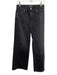 Paige Size 27 Charcoal Black Cotton Blend Denim High Waist Wide Leg Jeans Charcoal Black / 27