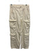Rag & Bone Size 25 Cream White Cotton Blend Denim Utility Pockets Cargo Jeans Cream White / 25