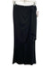 Cinq a Sept Size 0 Black Triacetate Blend Tie Side Draped Detail Wide Leg Pants Black / 0