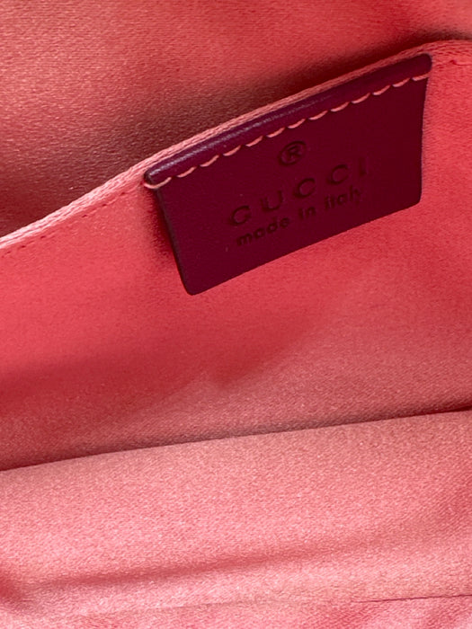 Gucci Purple Velvet Gold hardware Logo Belt Bag Fanny Pack Bag