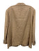 Lafayette 148 Size XL Beige Linen Patch Pocket Stitch Detail Three Button Jacket Beige / XL