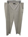Lafayette 148 Size 16 Cream White Missing Fabric Tag Side Zip Trouser Crop Pants Cream White / 16