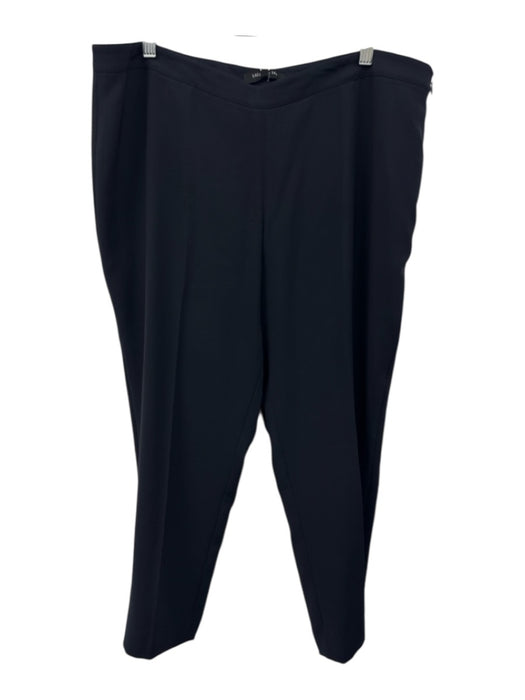 Lafayette 148 Size 16 Midnight blue Acetate Blend Side Zip Trouser Tapered Pants Midnight blue / 16