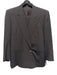 Canali Gray Wool Solid Double Breasted Men's Suit Gray / Est 52