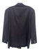 Canali Black Wool Solid Double Breasted Men's Blazer Black / Est 52