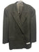 Corneliani Green Wool Solid Double Breasted Men's Blazer Green / 52