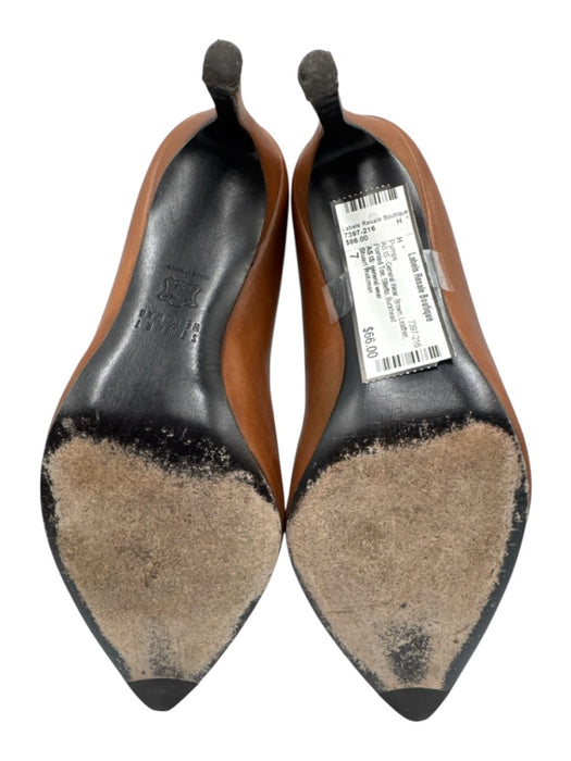 Stuart Weitzman Shoe Size 7 Brown Leather Pointed Toe Stiletto Pumps Brown / 7