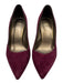 Stuart Weitzman Shoe Size 7 Purple Suede leather Pointed Toe Stiletto Pumps Purple / 7