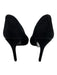 Stuart Weitzman Shoe Size 7 Black & Silver Suede leather Pointed Toe Pumps Black & Silver / 7