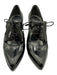 Stuart Weitzman Shoe Size 38 Black Patent Leather Cut Outs Lace Up Pumps Black / 38