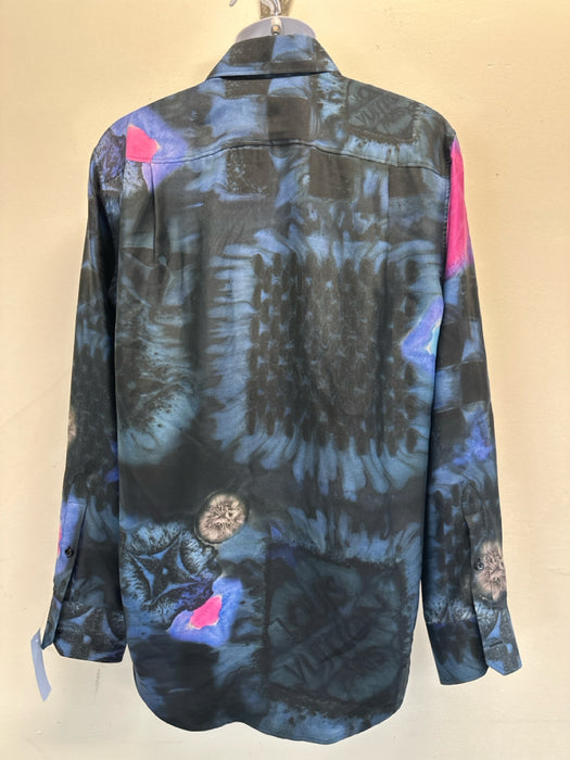 Louis Vuitton Size S Blue & Multi Men's Long Sleeve Shirt