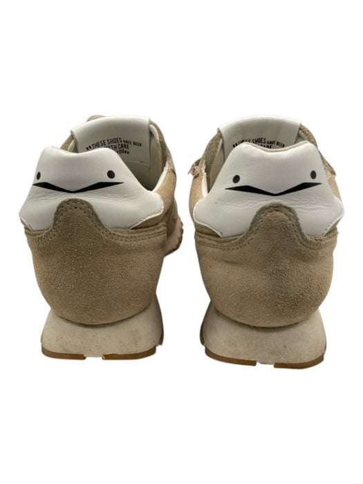 Voile Blanche Shoe Size 39 Beige & Silver Suede Rubber Sole Sneakers Beige & Silver / 39