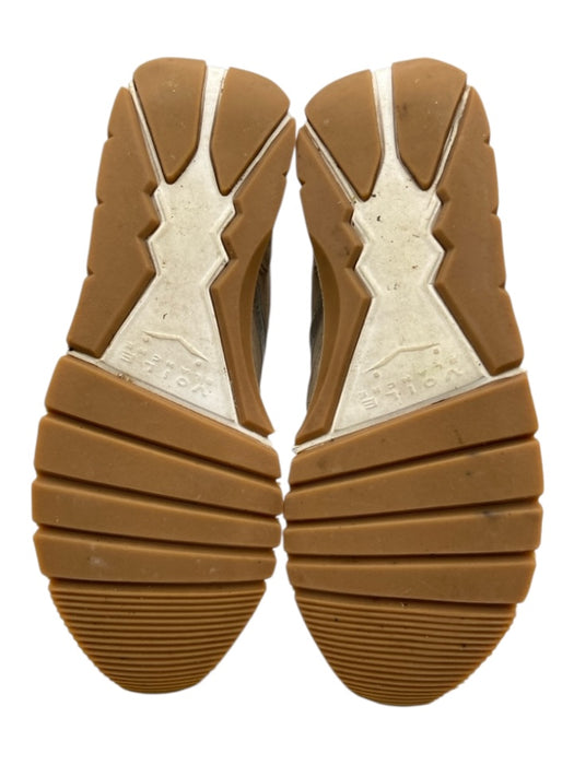 Voile Blanche Shoe Size 39 Beige & Silver Suede Rubber Sole Sneakers Beige & Silver / 39