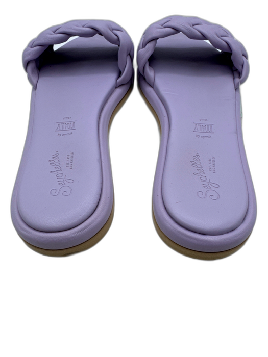 Seychelles Shoe Size 10 Lilac Purple Manmade Upper Braided Low Platform Sandals Lilac Purple / 10