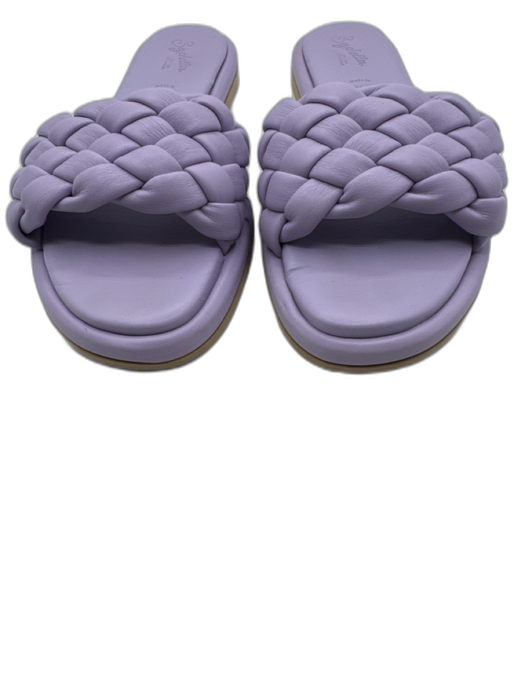 Seychelles Shoe Size 10 Lilac Purple Manmade Upper Braided Low Platform Sandals Lilac Purple / 10