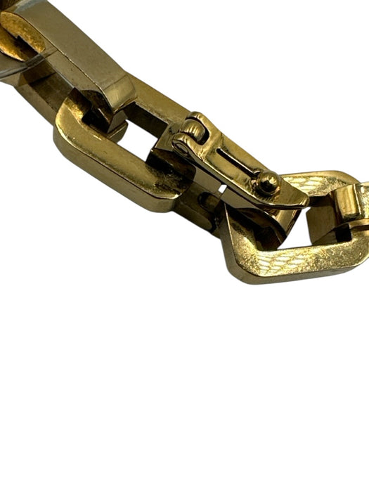 Eddie Borgo Gold 12k Gold Plated Latch Clasp paperclip chain Heavy Necklace Gold