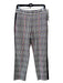 Veronica Beard Size 8 White Black & Multi Cotton Blend Houndstooth Pants White Black & Multi / 8