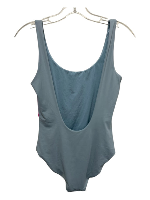 Onia Size Medium Dusty Blue Nylon Blend Sleeveless Open Back One piece swimwear Dusty Blue / Medium