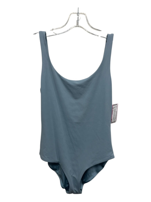 Onia Size Medium Dusty Blue Nylon Blend Sleeveless Open Back One piece swimwear Dusty Blue / Medium