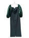 Safiyaa Size 6 Hunter Green Polyester Sweetheart Neckline Back Slit Dress Hunter Green / 6