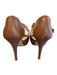 LK Bennett Shoe Size 38 Brown Leather open toe Ankle Strap Stiletto Shoes Brown / 38