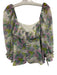For Love & Lemons Size S Lavender, Green & Multi Polyester Chiffon Floral Top Lavender, Green & Multi / S