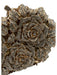 Verano Hill Gold & Rhinestone Gold Tone Metal Roses All Over Rhinestones Bag Gold & Rhinestone / Small
