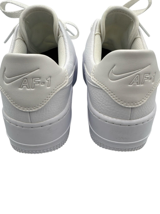 Nike Shoe Size 7 White Leather Round Toe Perforated Lace Up Low Top Sneakers White / 7