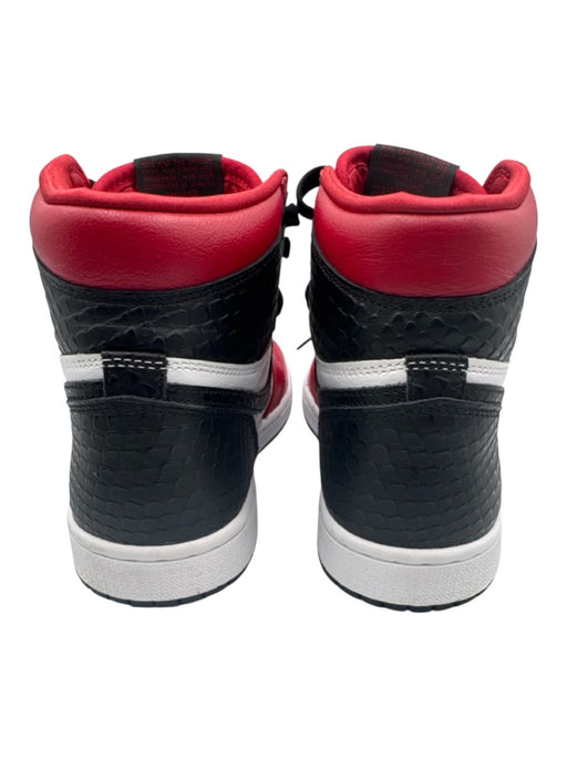 Nike Shoe Size 7.5 Red, White & Black Leather Perforated Color Block Sneakers Red, White & Black / 7.5