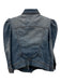 Retrofete Size S Light Wash Cotton Denim Contrast Seams Distressed Jacket Light Wash / S